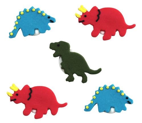Dinosaur Sugarcraft Toppers Assorted