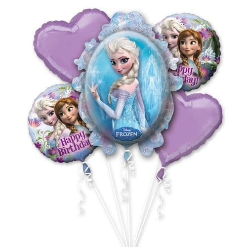 Disney Frozen Birthday Foil Balloon Bouquets