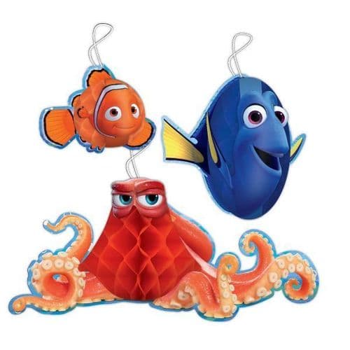 Finding Dory Honeycomb Hanging Decorations - 3's