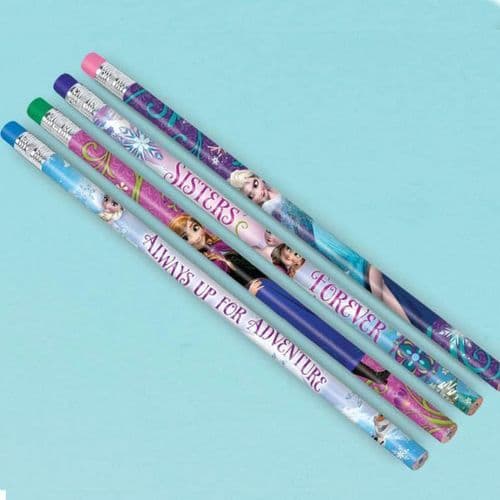 Frozen Pencils with Erasers - 4 mixed designs 12's