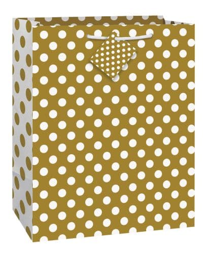 Gold Dots Giftbag-Large