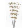 Gold Pearl Stem Sprays - height 200mm - packed in 144's