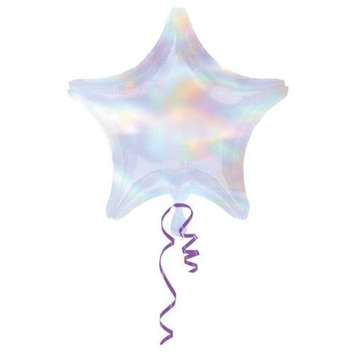 Iridescent Star Foil Balloon