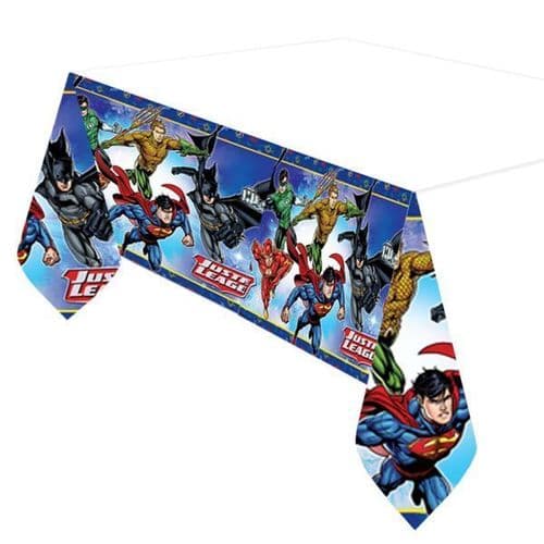 Justice League Plastic tablecover 1.2m x 1.8m