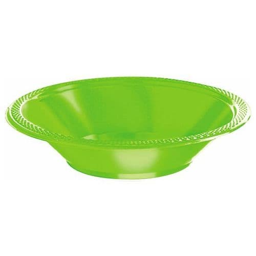 Kiwi Green Plastic Bowls 355ml 20 per pack.