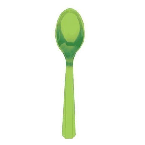 Kiwi Green Spoons 20 per pack.
