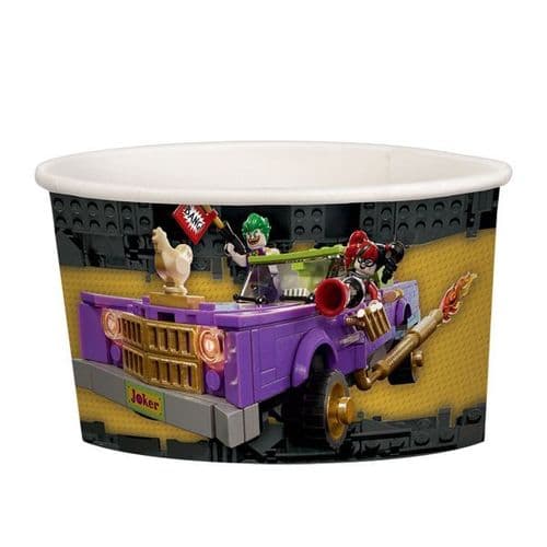 LEGO Batman Movie Paper Treat/Ice Cream Cups 251ml 8's