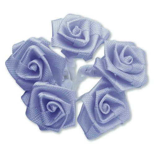 Lilac Ribbon Roses/Medium - dia. 20mm - packed in 144's