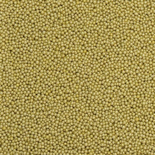 Metallc Gold Sugared Balls - 2mm - in box of 1kg