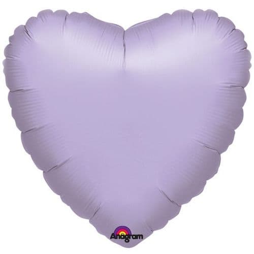 Metallic Pastel Lilac Heart Foil Balloon