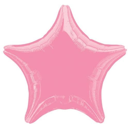 Metallic Pink Star Foil Balloon
