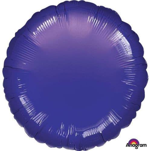 Metallic Purple Circle Foil Balloon