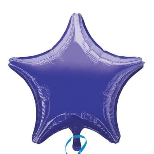 Metallic Purple Star Foil Balloon
