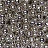 Metallic Silver Sugared Balls - 8mm - in box of 1kg