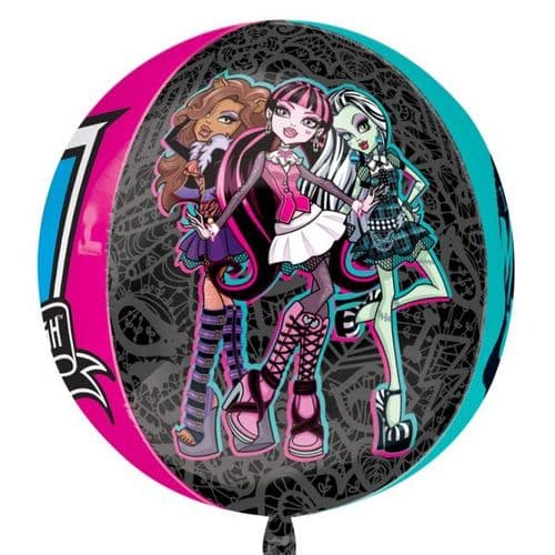 Monster High Orbz Foil Balloons 15" x 16"