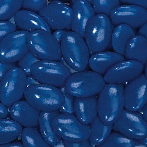 Navy Blue Chocolate Dragees  (Almond Shape) - 30mm size approx - in box of 1kg