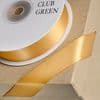 Old Gold Double Sided Satin Ribbon - 3mm