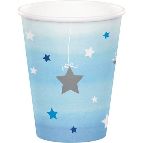 One Little Star Boy 8 x 256ml Paper Cups
