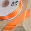 Orange Double Sided Satin Ribbon - 3mm