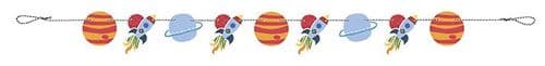 Outer Space Birthday Cut Out Banner 5ft