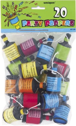 Party Poppers 20's