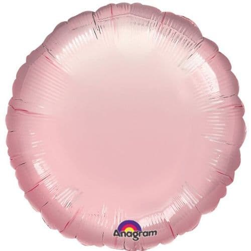 Pastel Pink Circle Foil Balloon