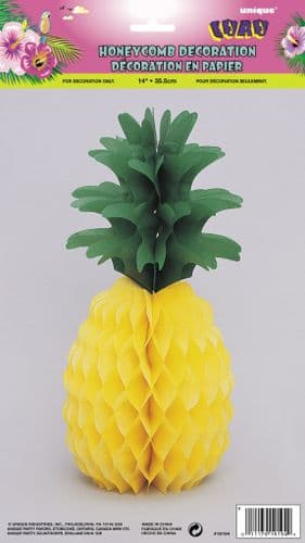 Pineapple 14''Honeycomb Decoration