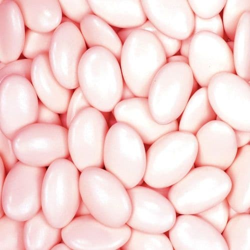 Pink Chocolate Dragees  (Almond Shape) - 30mm size approx - in box of 1kg