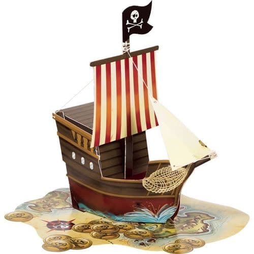 Pirate's Map 3D Centrepiece