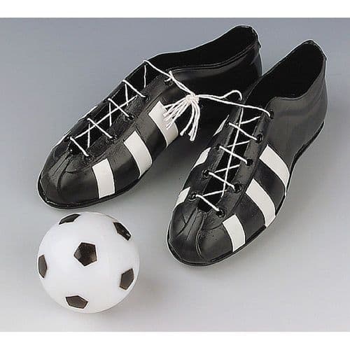 Plastic Football & Boots Set