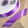 Purple Double Sided Satin Ribbon - 3mm