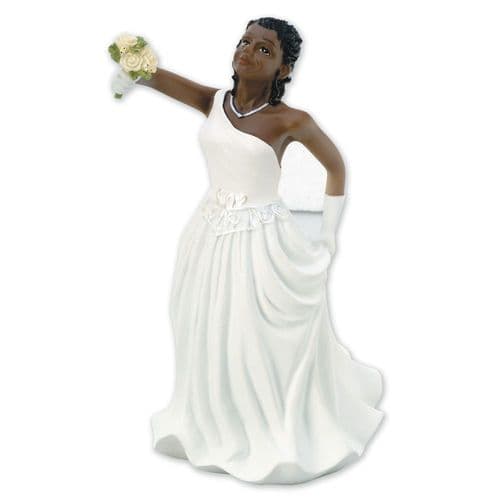 Resin Inter-Change Black/African Bride Figure