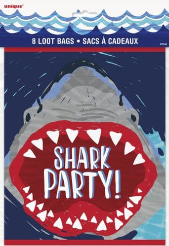 Shark Party Lootbags 8's