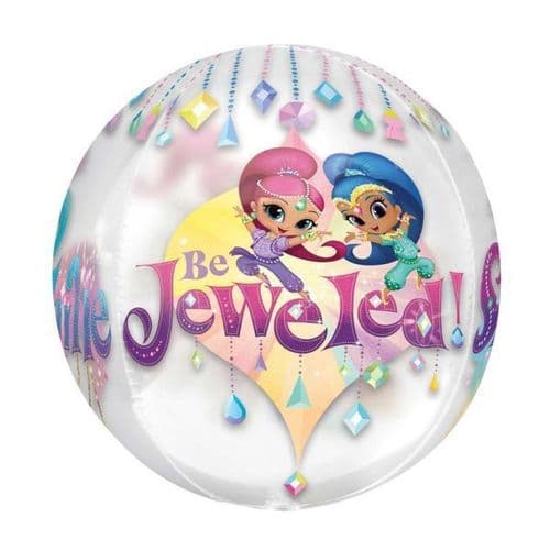 Shimmer & Shine Orbz Foil Balloons 15" x 16"