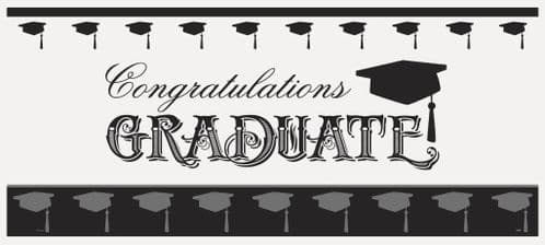 Simply Graduation Giant Wall Banner 60X27"
