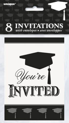 Simply Graduation Invitations 8's