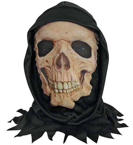 Skin Mask with Hood Skull