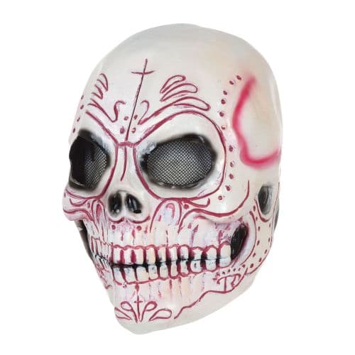 Skull Mask Colourful Latex