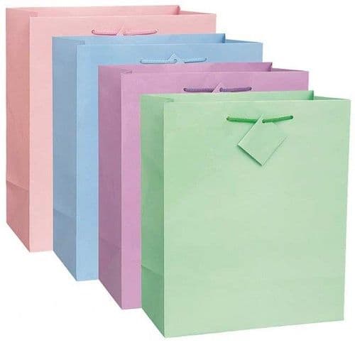 Solid Pastel Giftbag Assorted-Large