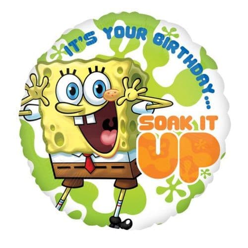 SpongeBob Birthday  Standard Foil Balloon