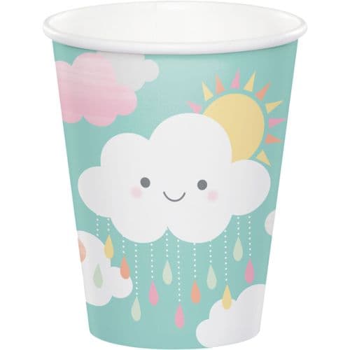 Sunshine Baby Shower 8 x 256ml Paper Cups