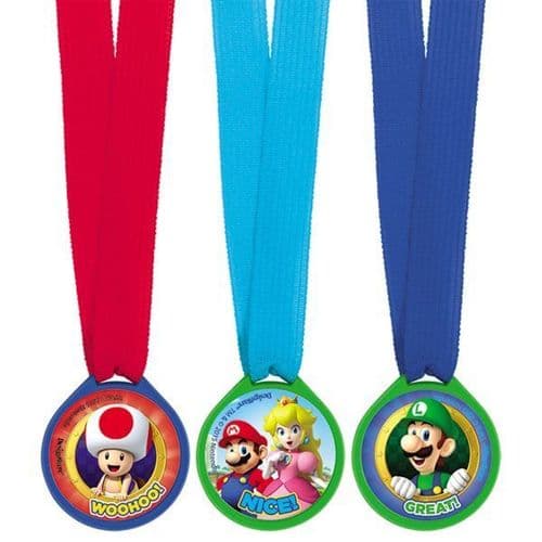 Super Mario Mini Award Medals 12's