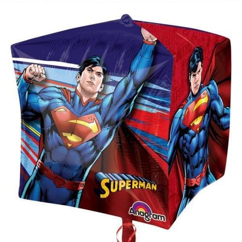 Superman Cubez Foil Balloons 15"