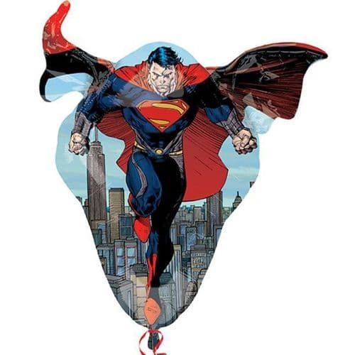 Superman Man of Steel SuperShape Foil Balloons 31" x 31"