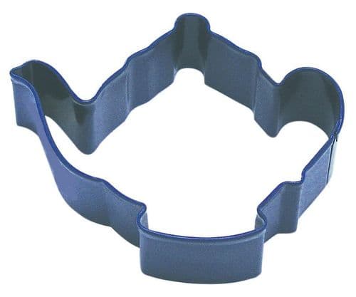 Teapot Poly-Resin Coated Cookie Cutter Navy