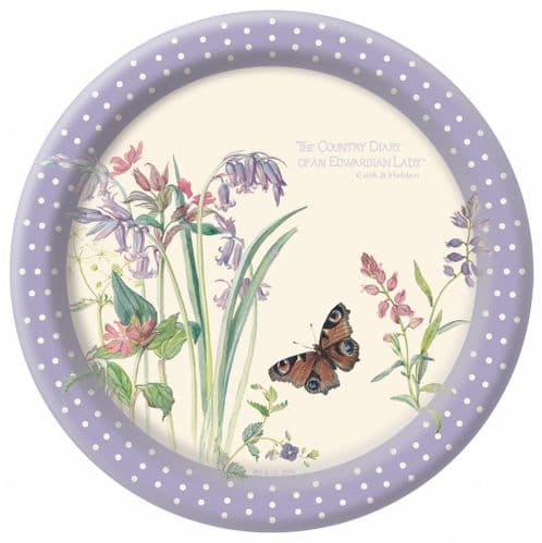 The Country Diary of an Edwardian Lady Paper Dinner Plates 8 x 9"