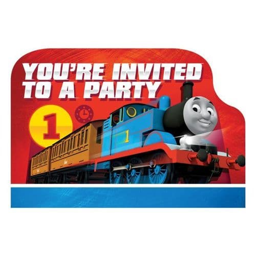 Thomas & Friends Postcard Invitations 8's