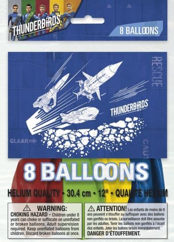 Thunderbirds Balloons 8 x 12"