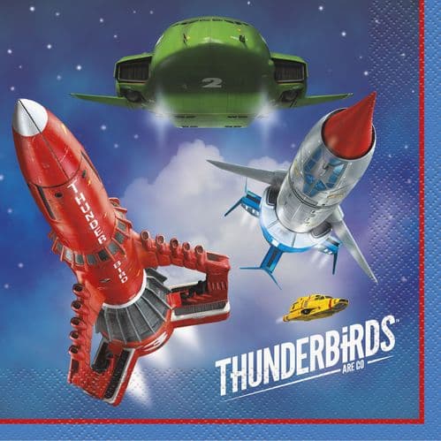 Thunderbirds Lunch Napkins 16's