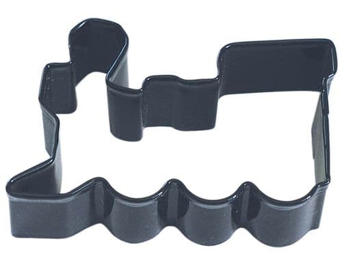 Train Poly-Resin Coated Cookie Cutter Black
